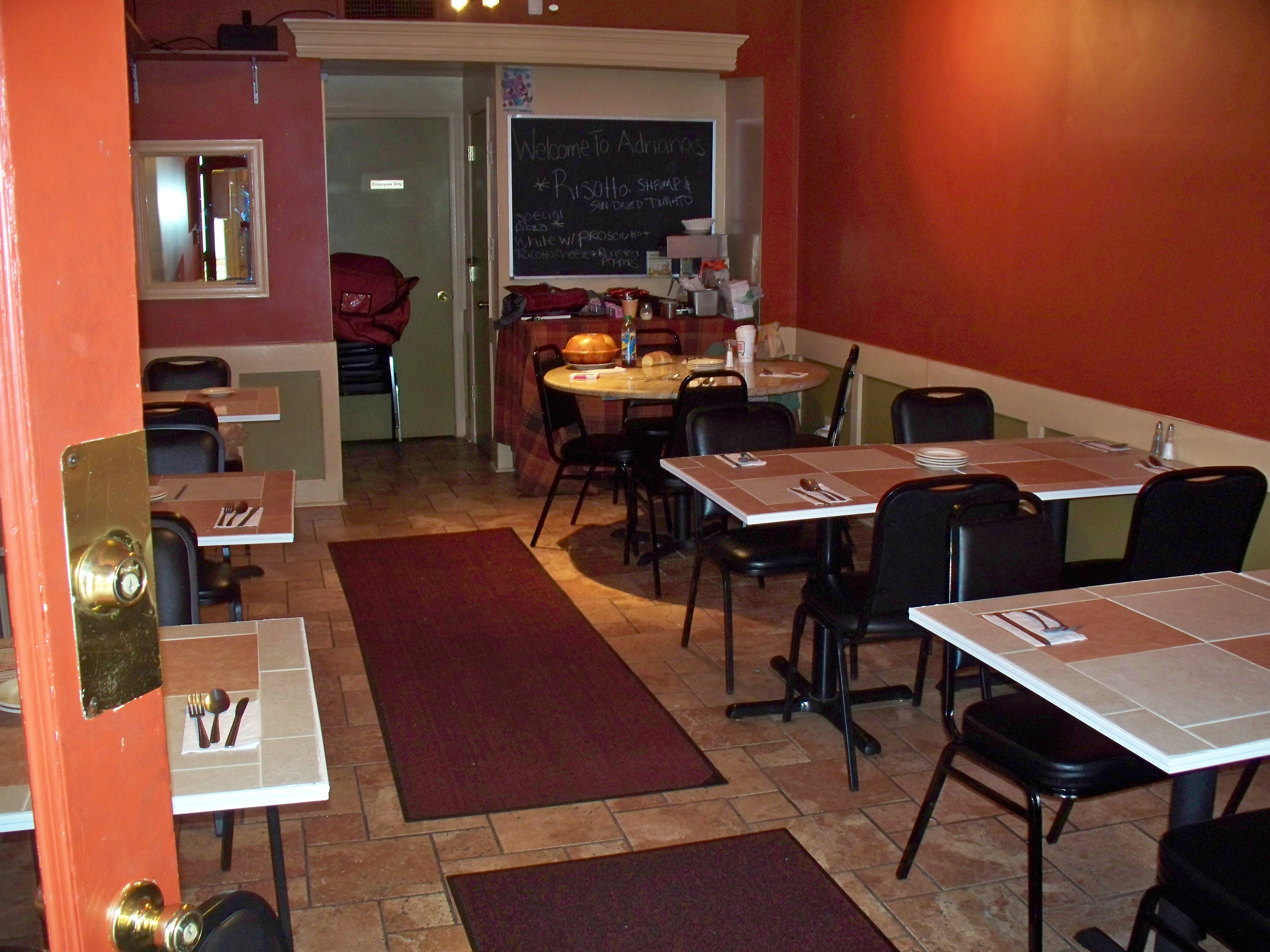 Adriana’s Restaurant & Pizzeria Now Open at 11th & Morris