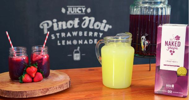 Naked Grape Pinot Noir Strawberry Lemonade