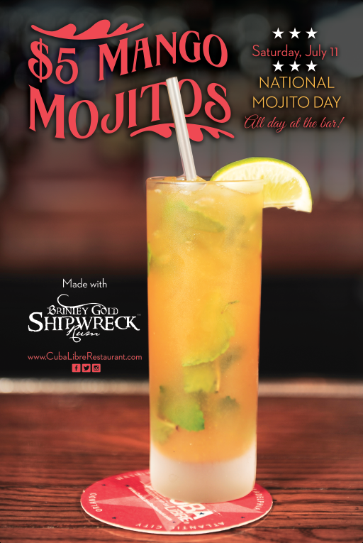 Philadelphia Celebrates National Mojito Day on Saturday July 11th