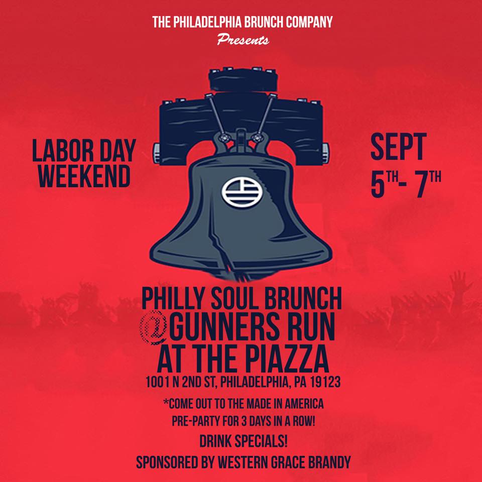Philly Soul Brunch at Gunners Run Labor Day Weekend