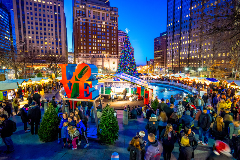 Christmas Village Returns to LOVE Park For 2015 Holiday Season