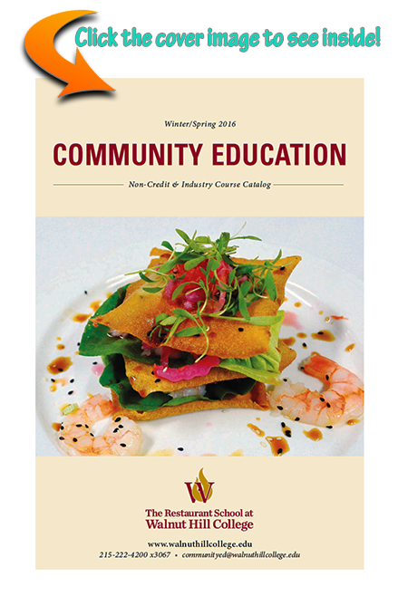 Community Cooking Classes at The Restaurant School at Walnut Hill College
