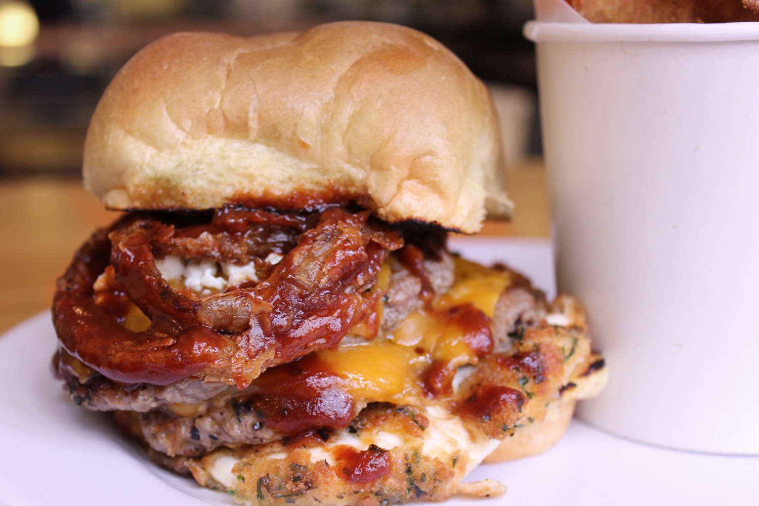 Villanova “Victory Burger” at Di Bruno Bros.