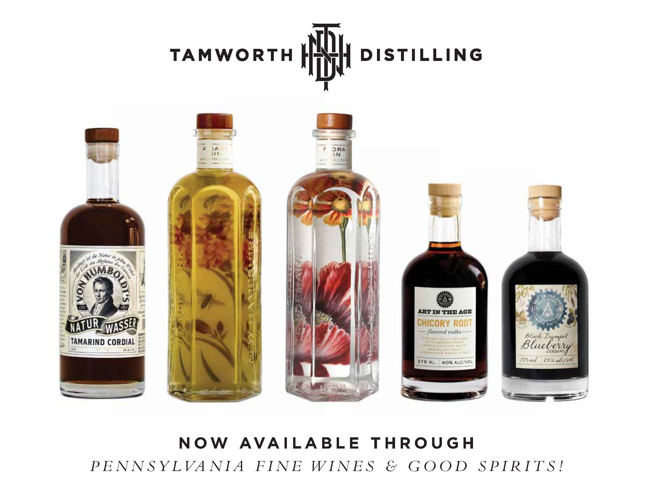 Exclusive Tamworth Distilling Spirits Come to Philadelphia