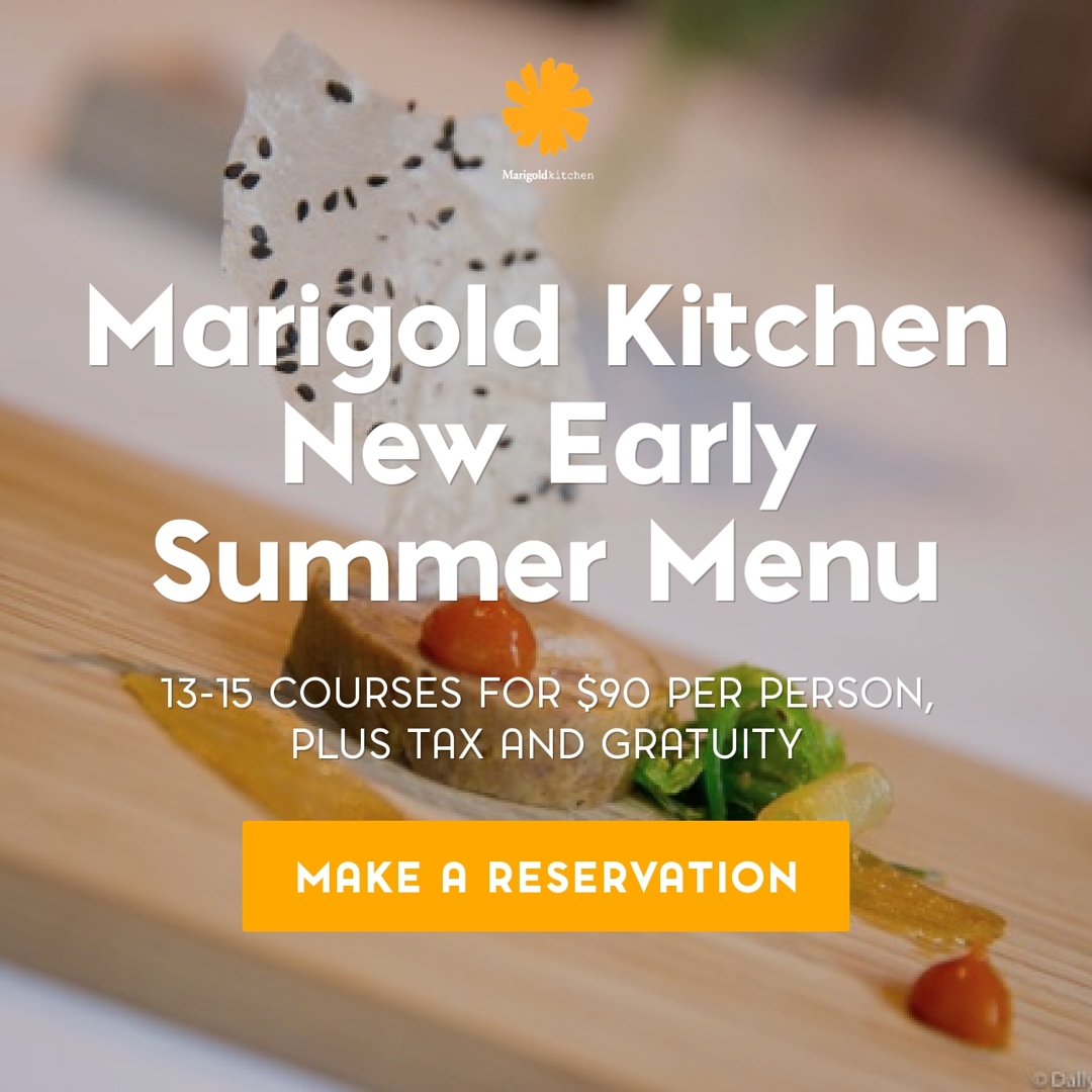 Four Courses from Marigold Kitchen’s New Early Summer Menu