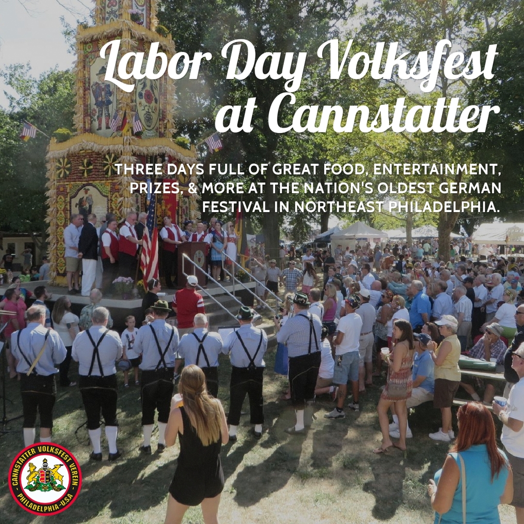 Cannstatter’s 144th Labor Day Weekend Volksfest September 3–5