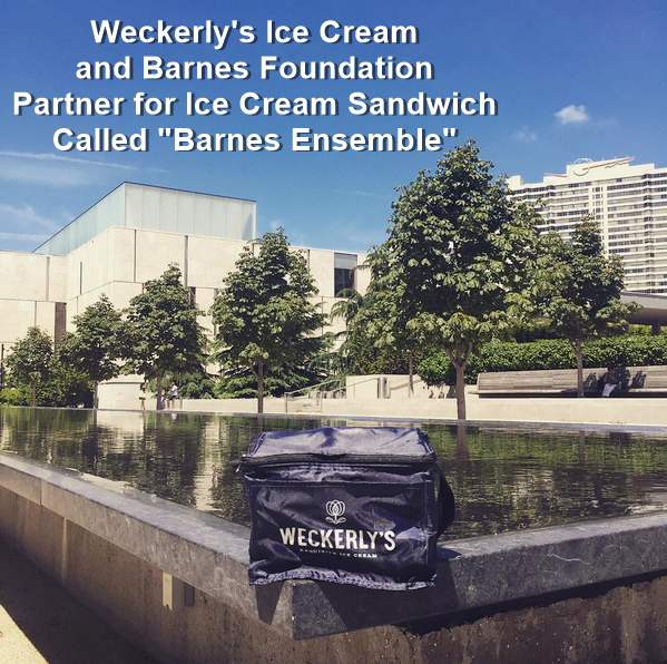 Weckerly’s Ice Cream and The Barnes Foundation Announce Special Summer Ice Cream Sandwich
