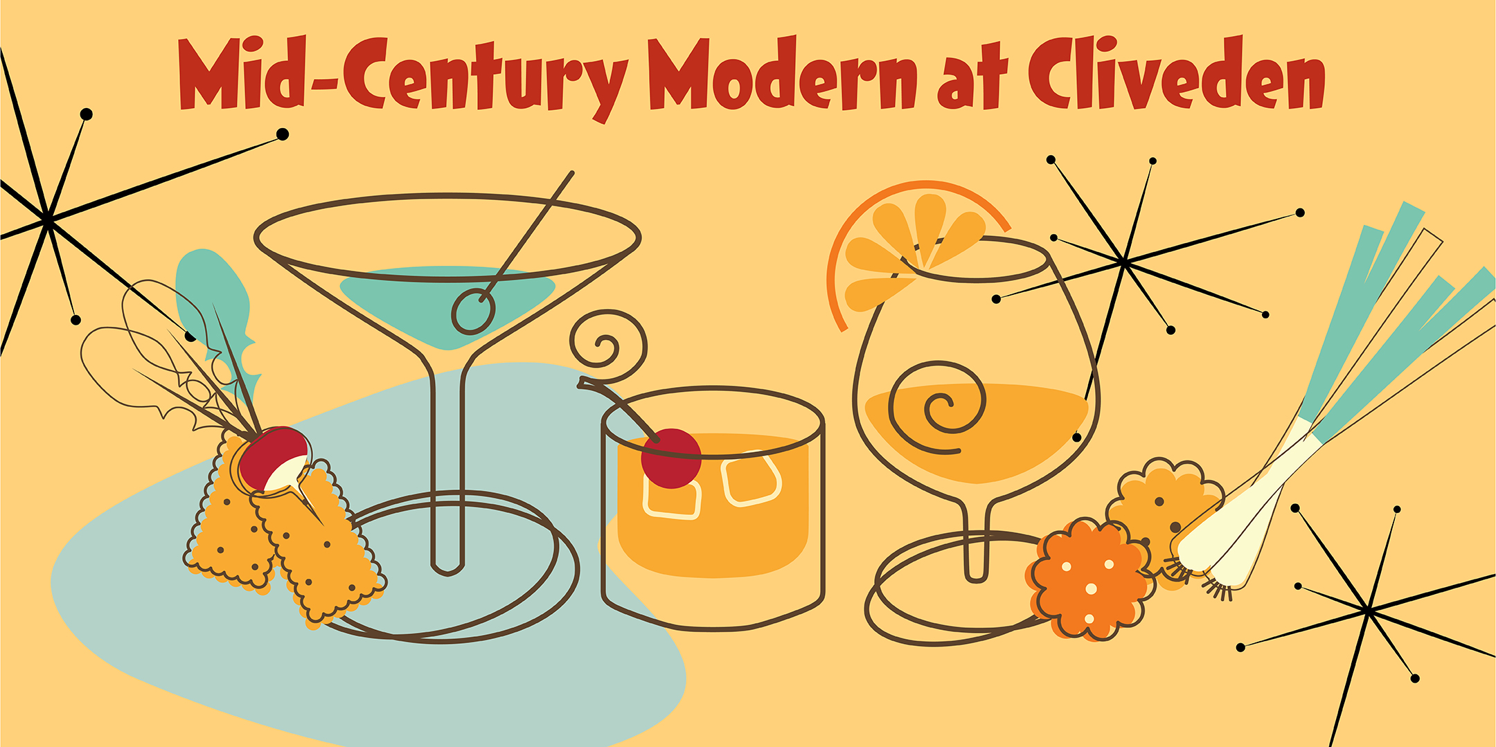 Mid-Century Modern at Cliveden – A Pop-Up Shop & Cocktail Event