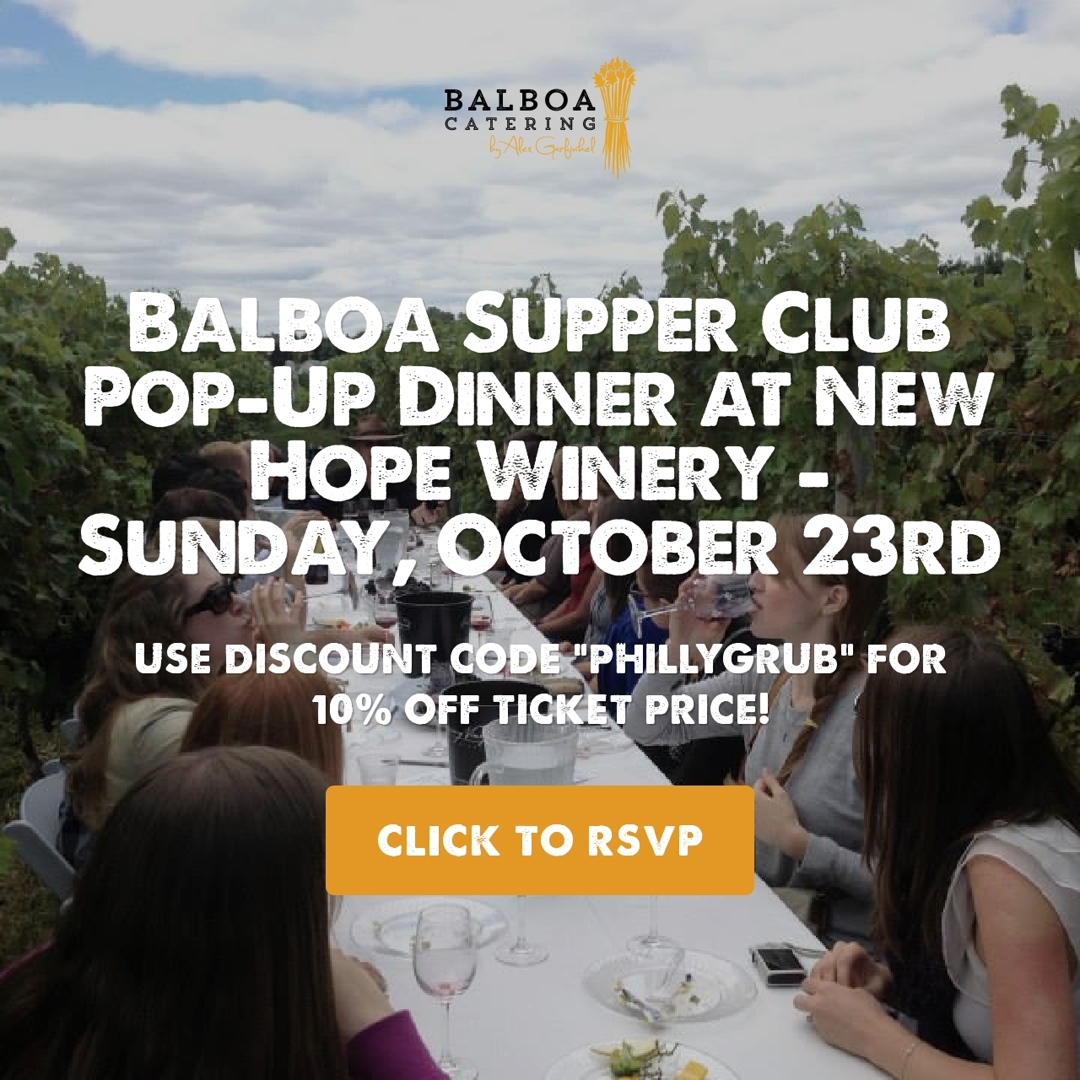 [DISCOUNT] Balboa Supper Club Pop-Up Dinner at New Hope Winery