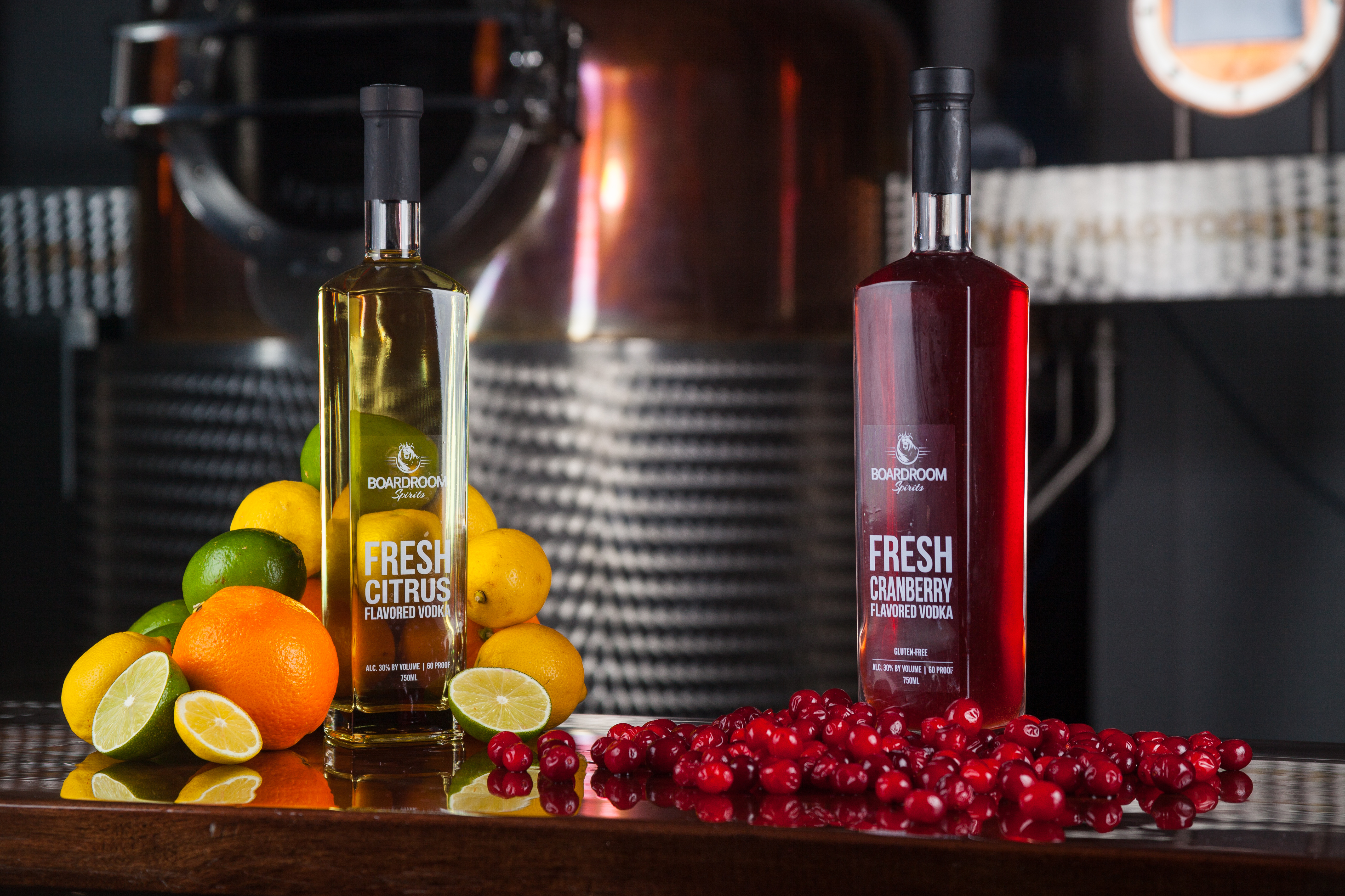 New Cranberry and Citrus Infused Vodkas from Lansdale’s Boardroom Spirits