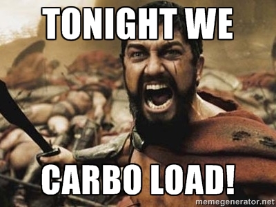 Carb Load for Philadelphia Marathon