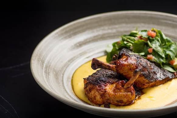 Skinny Grub: Organic Jidori Chicken at Aqimero