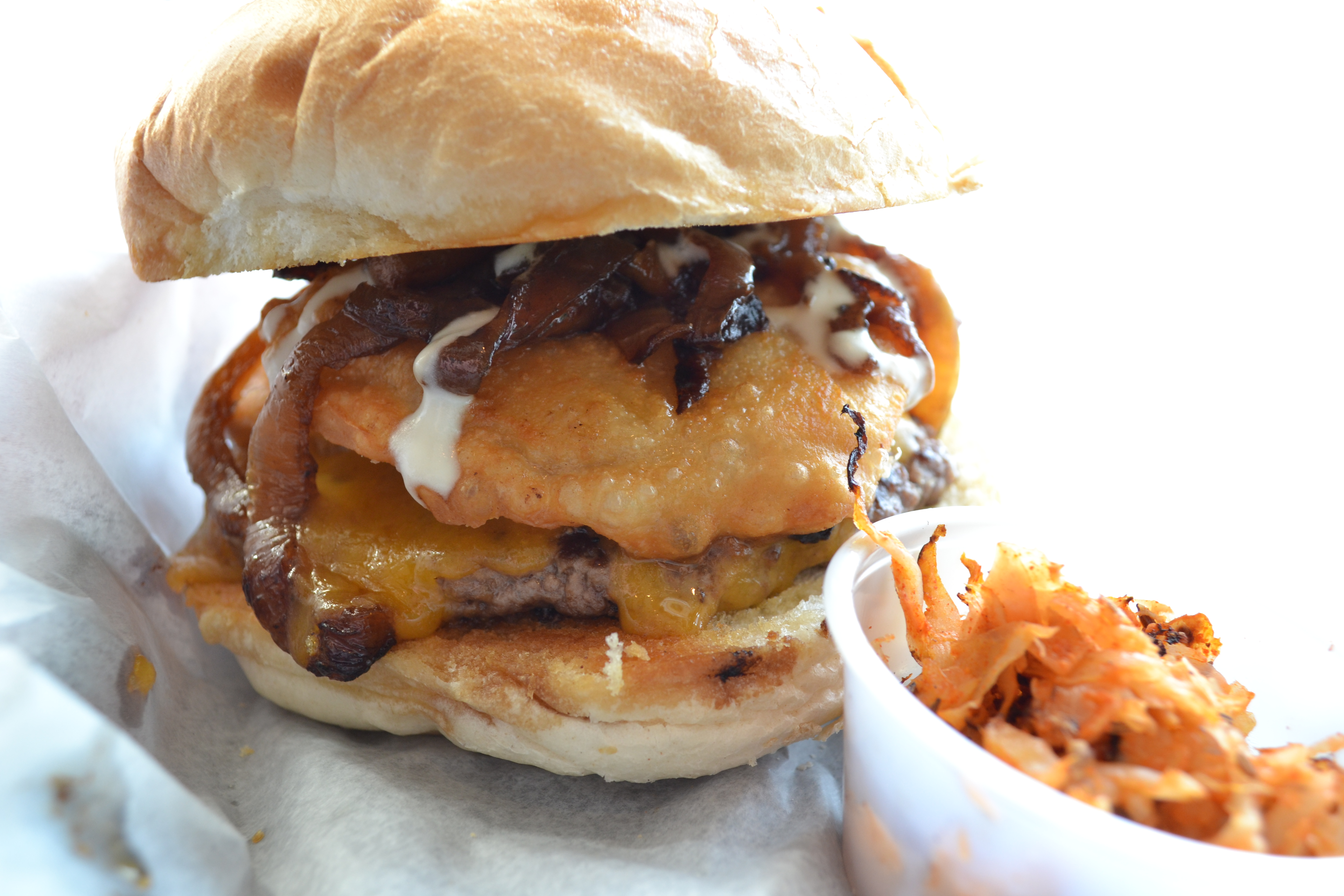How Does a Pierogie Burger Sound?