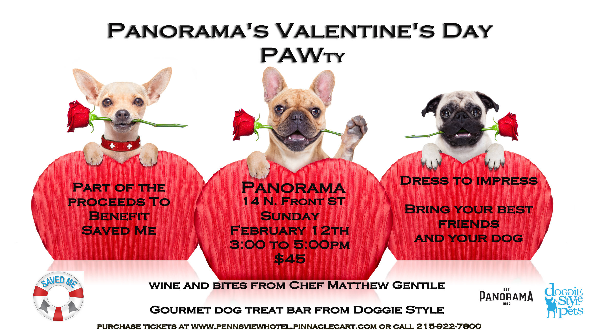 Panorama’s Valentine’s Day PAWty to Benefit Saved Me Animal Rescue