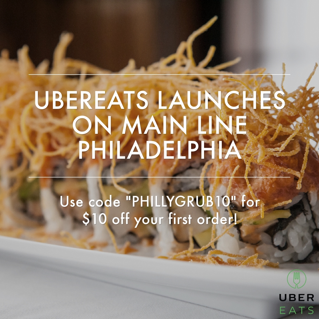UberEATS Now Available on Main Line Philadelphia