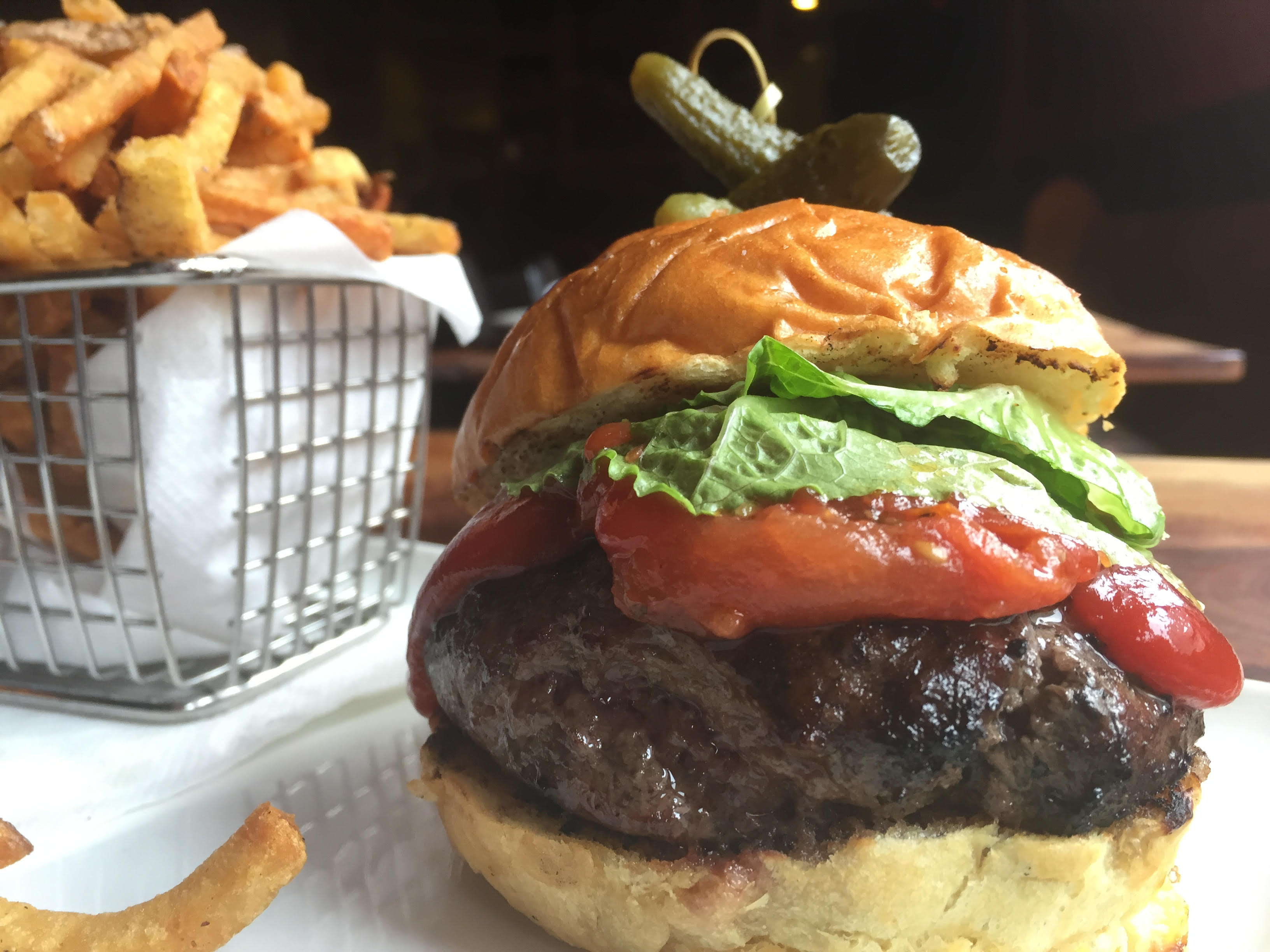 EAT THIS: Half-Priced Burgers with Duck Fat Fries on Mondays at Pinefish