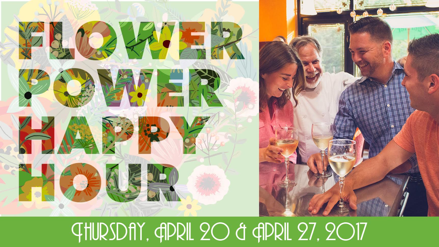 Flower Power Happy Hour in Chestnut Hill