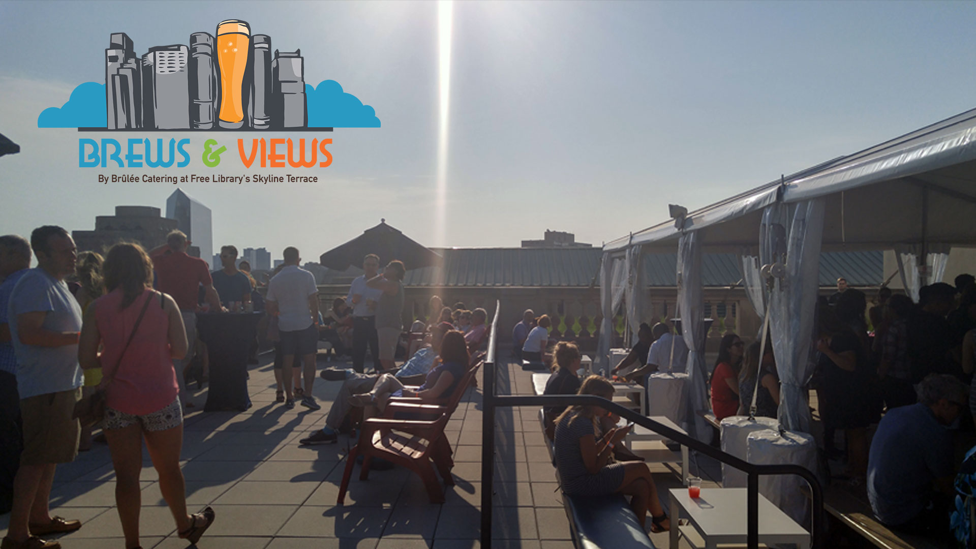 Drink & Socialize on The Free Library of Philadelphia’s Rooftop!