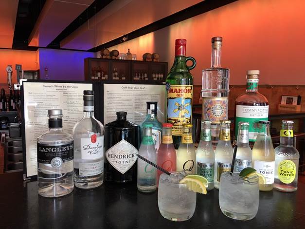Create Your Own Gin & Tonic at Teresa’s Café in Wayne