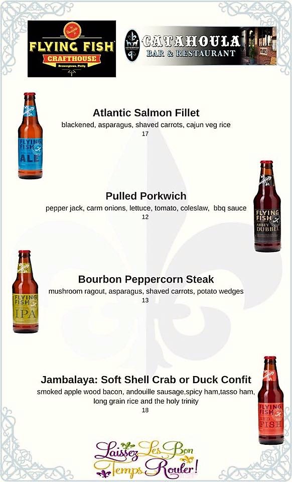 Flying Fish Tap Takeover at Catahoula