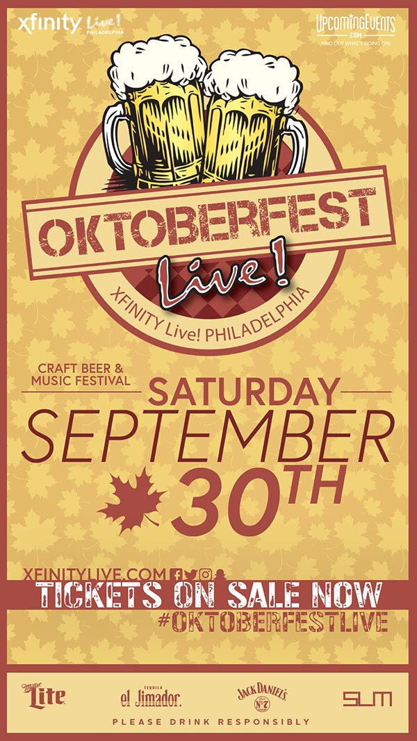 Oktoberfest Live! 2017 this Saturday at XFINITY Live!