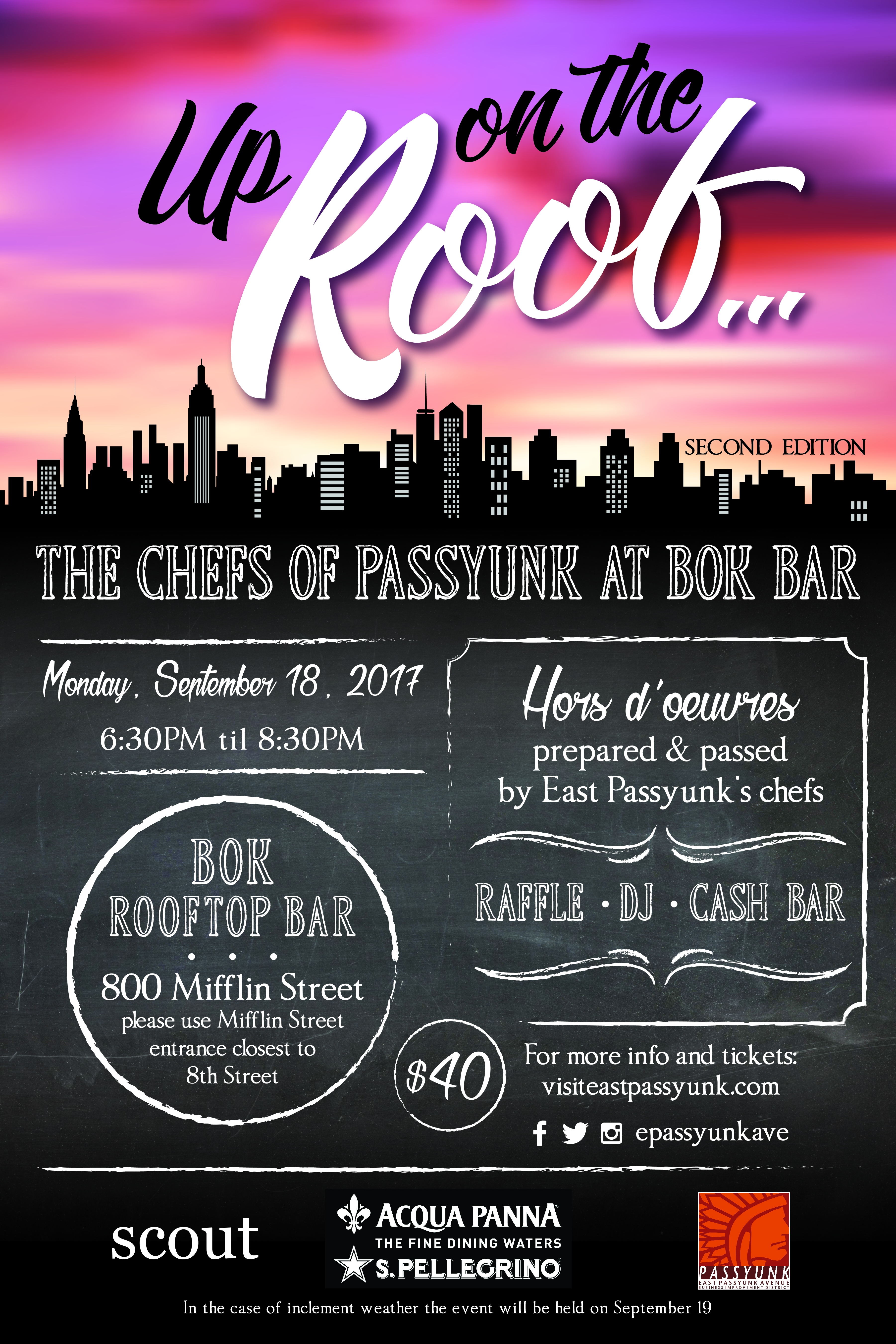 20 East Passyunk Chefs Come Together for Fundraiser at Bok Bar