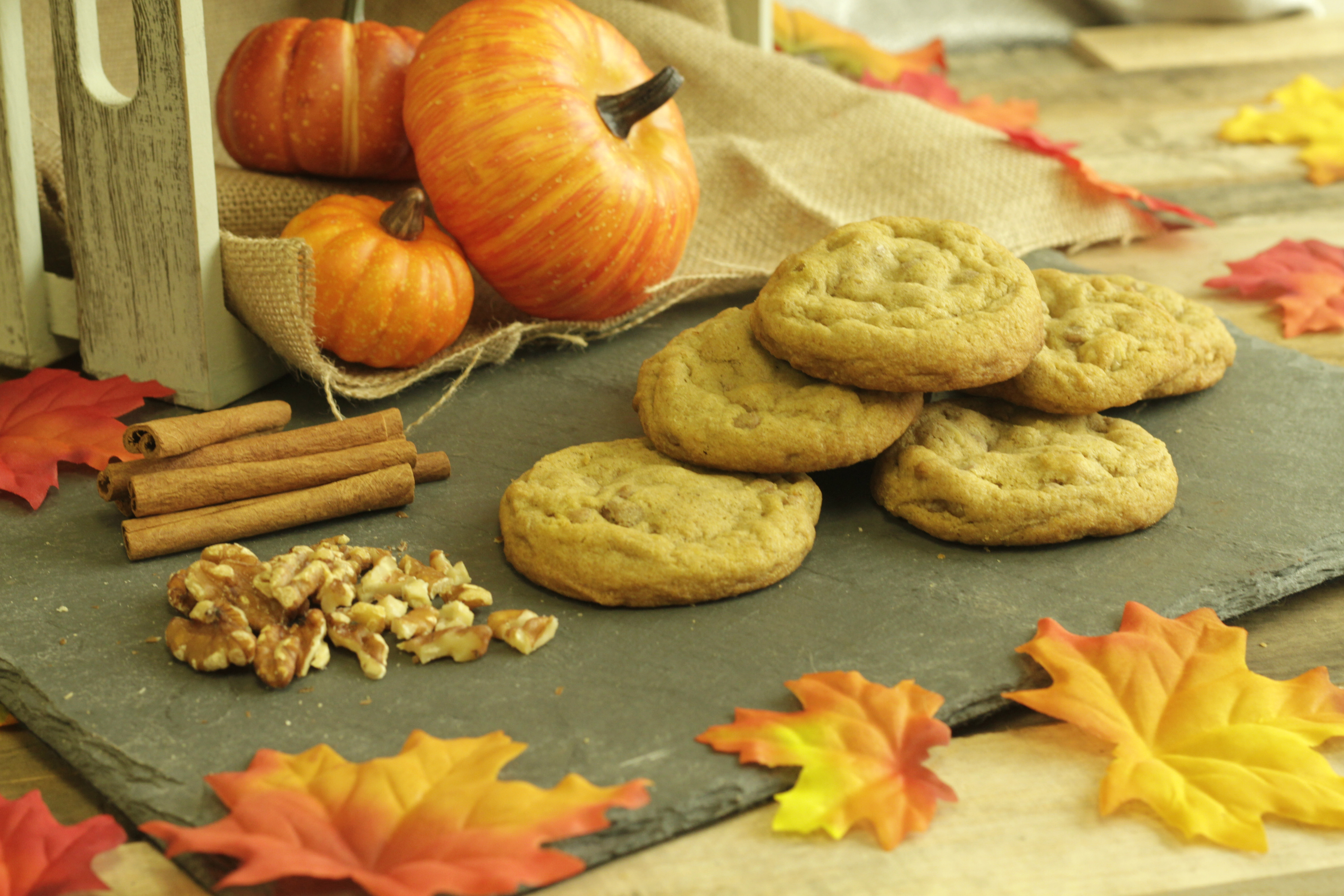 Grubspotting: Spiced Pumpkin Nut Cookies at Insomnia Cookies