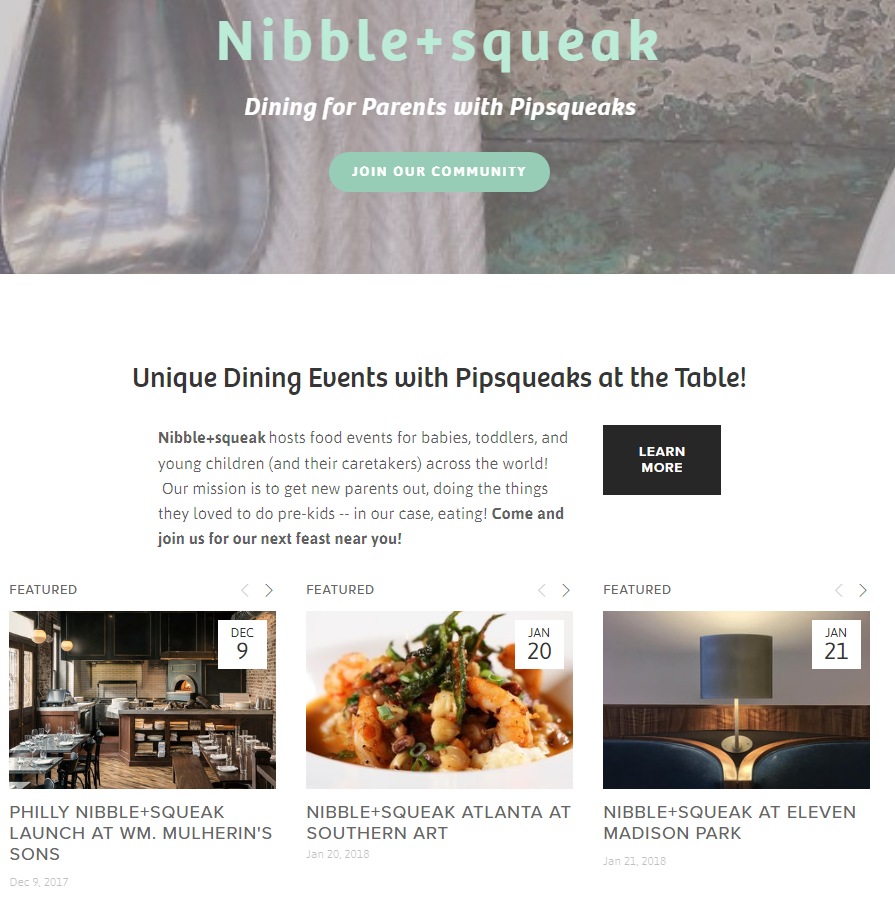 Nibble+squeak Launches in Philly