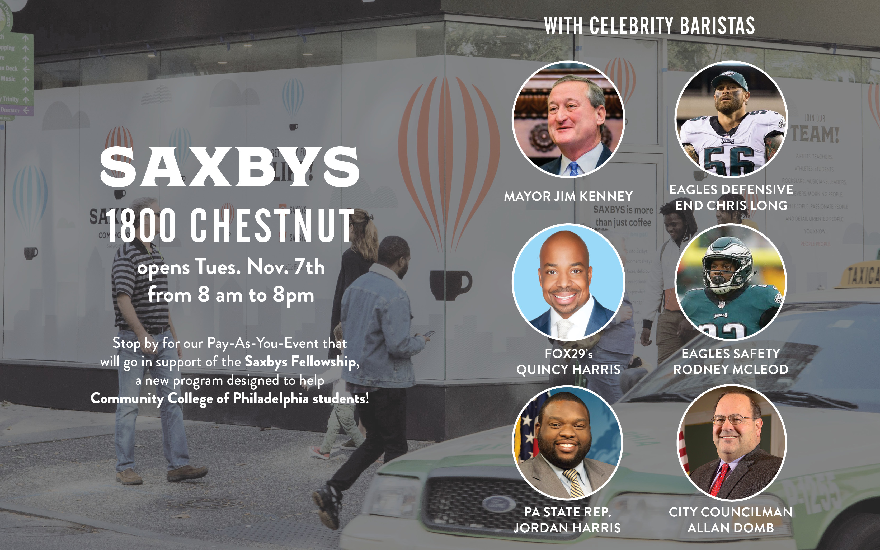Saxbys at 1800 Chestnut Opens