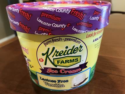 Kreider Farms Introduces Lactose-Free Ice Cream