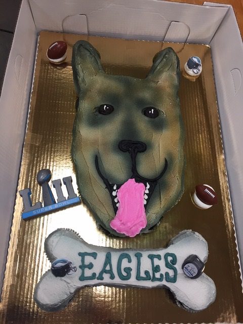 Fly Eagles Fly: Underdog Pull Apart Cake at South Jersey ShopRite Stores