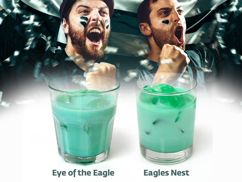 Fly Eagles Fly! Green Cocktails for Eagles Celebration
