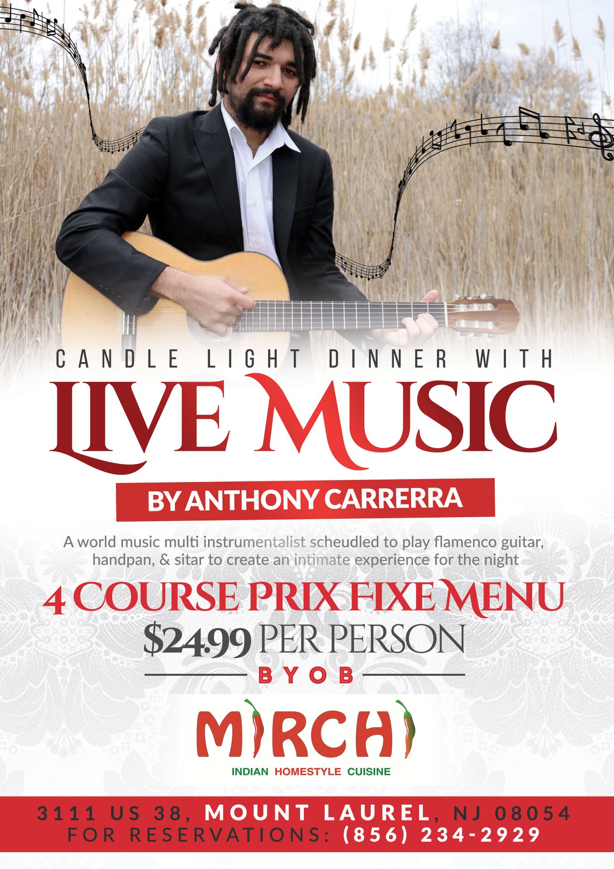 Valentine’s Day Indian-Style at Mirchi in Mount Laurel