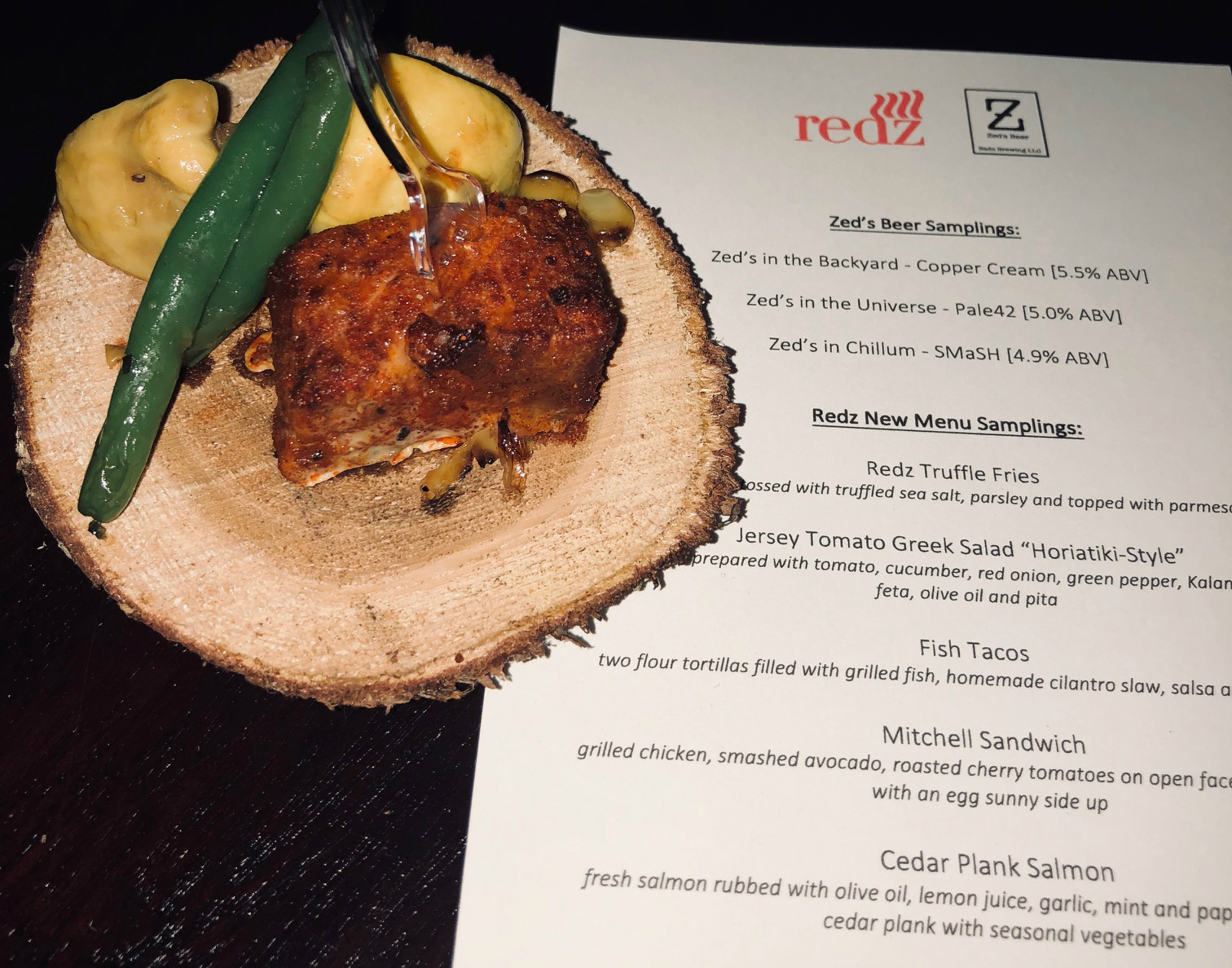 New Menu Items and Cocktails For Spring & Summer at Redz Restaurant