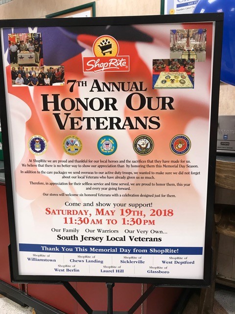 South Jersey ShopRite Supermarkets Honor Veterans