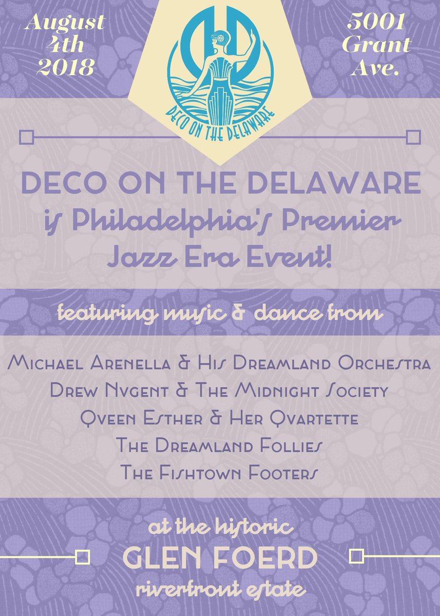 Jazz It Up at Deco on the Delaware at the Glen Foerd Estate