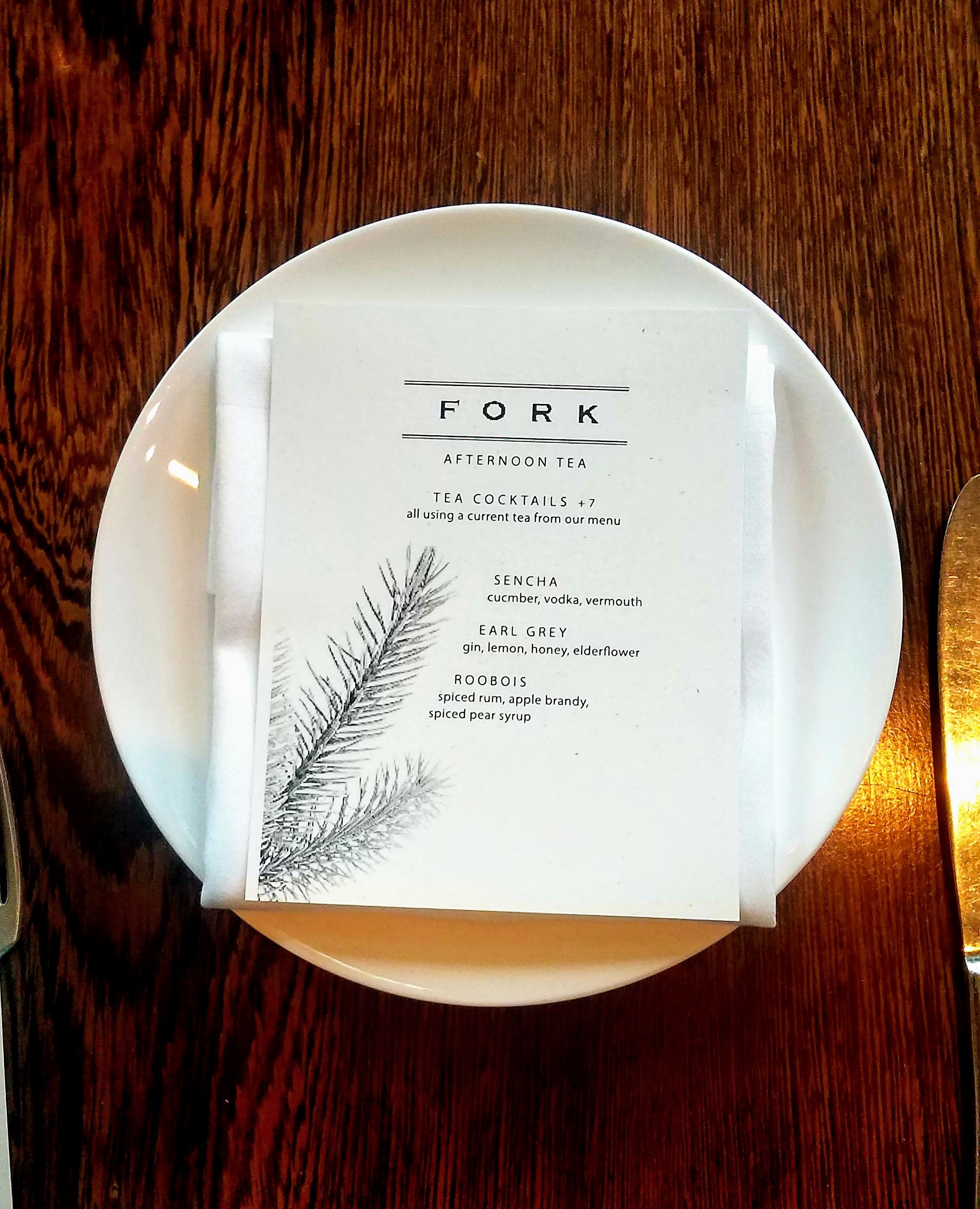 Afternoon Tea at Fork Restaurant