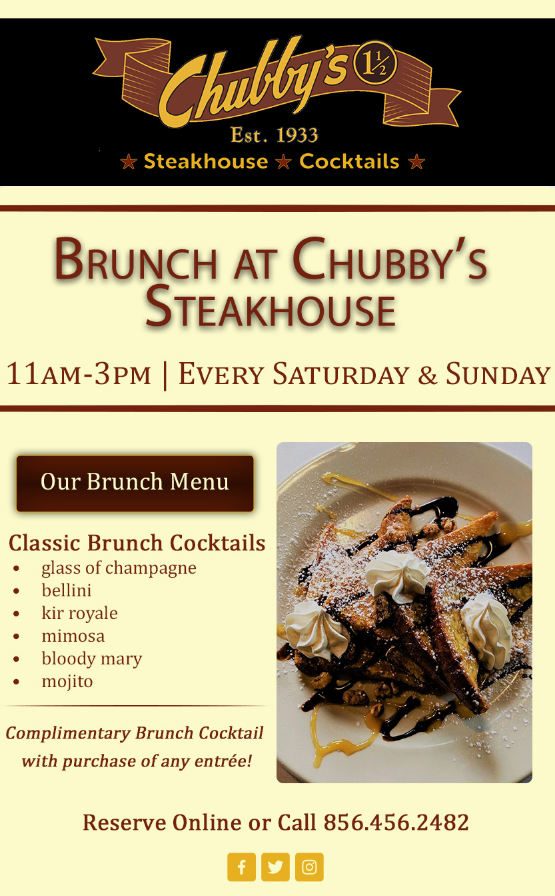 Chubby’s Steakhouse Kicks Off Weekend Brunch