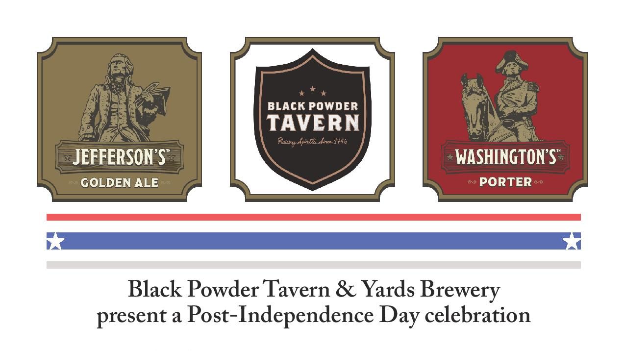 Celebrate Independence Day with Yards Brewery at Black Powder Tavern