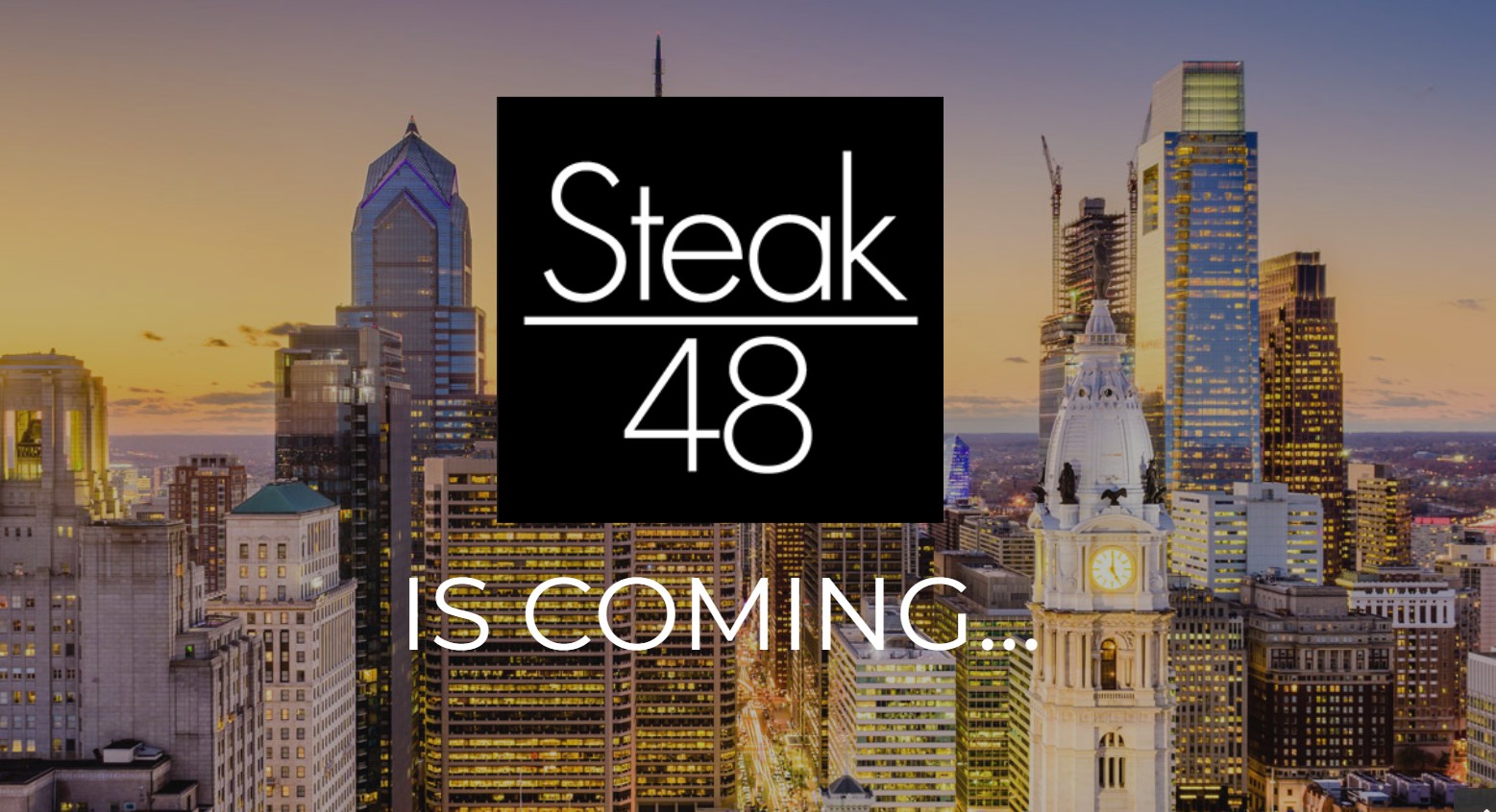 NEWS: Steak 48 Bringing Upscale Steakhouse Dining to Broad Street