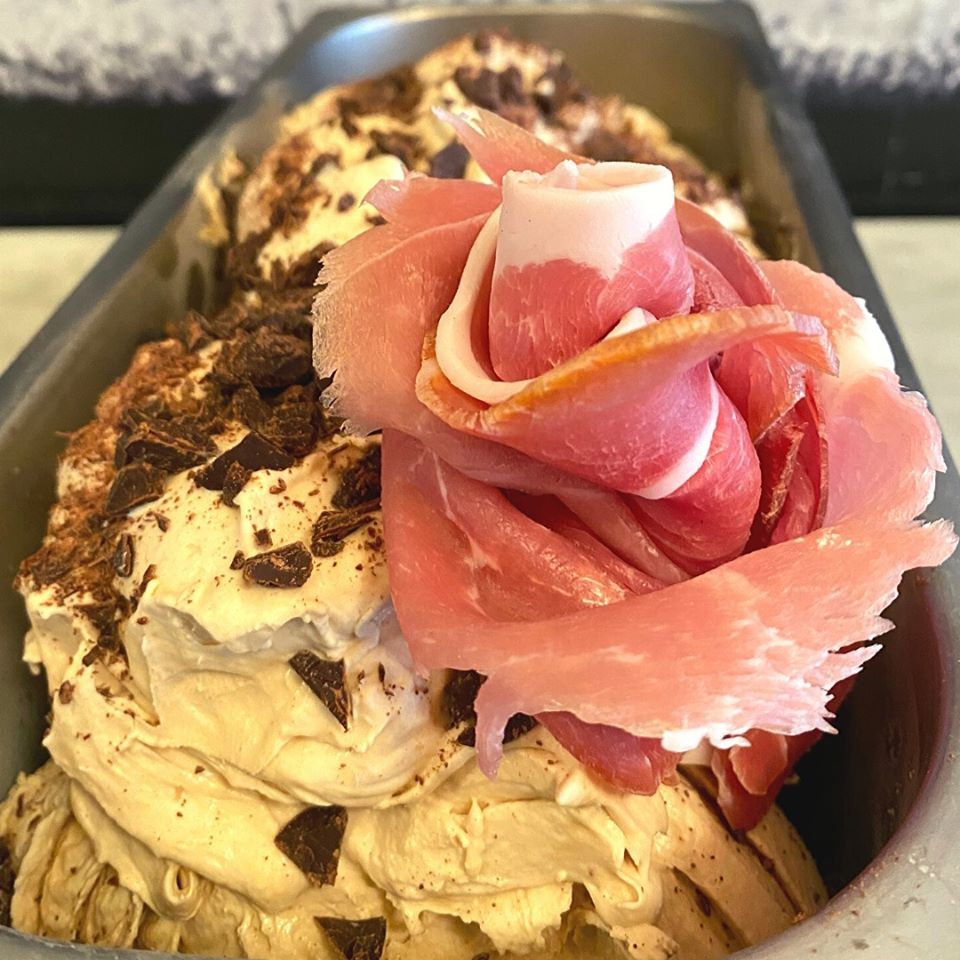 Eat This: PROSCIUTTO, Fig & Dark Chocolate Gelato at Gran Caffe L’Aquila