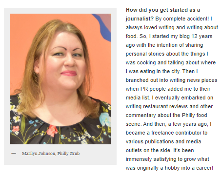 Marilyn Johnson featured on the Philadelphia Public Relations Association Blog