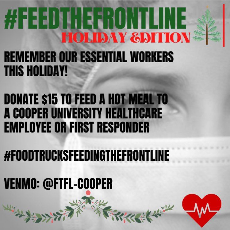 South Jersey Food Trucks Feeding the Frontline at Cooper Hospital in Camden