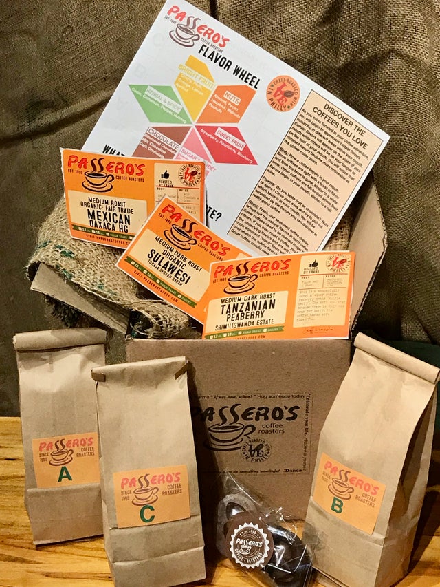 Passero’s Coffee Roasters Introduces The Coffee Tasting Adventure Box