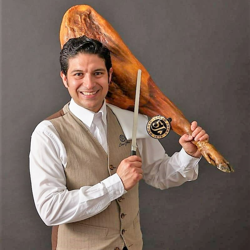 Jamón Ibérico de Bellota Ham Carving at A Taste of Spain in Reading Terminal Market