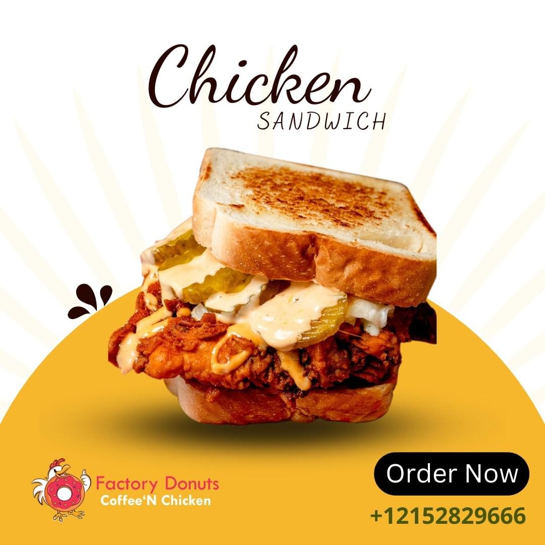 Factory Donuts in Mayfair is now Factory Donuts, Coffee and Chicken