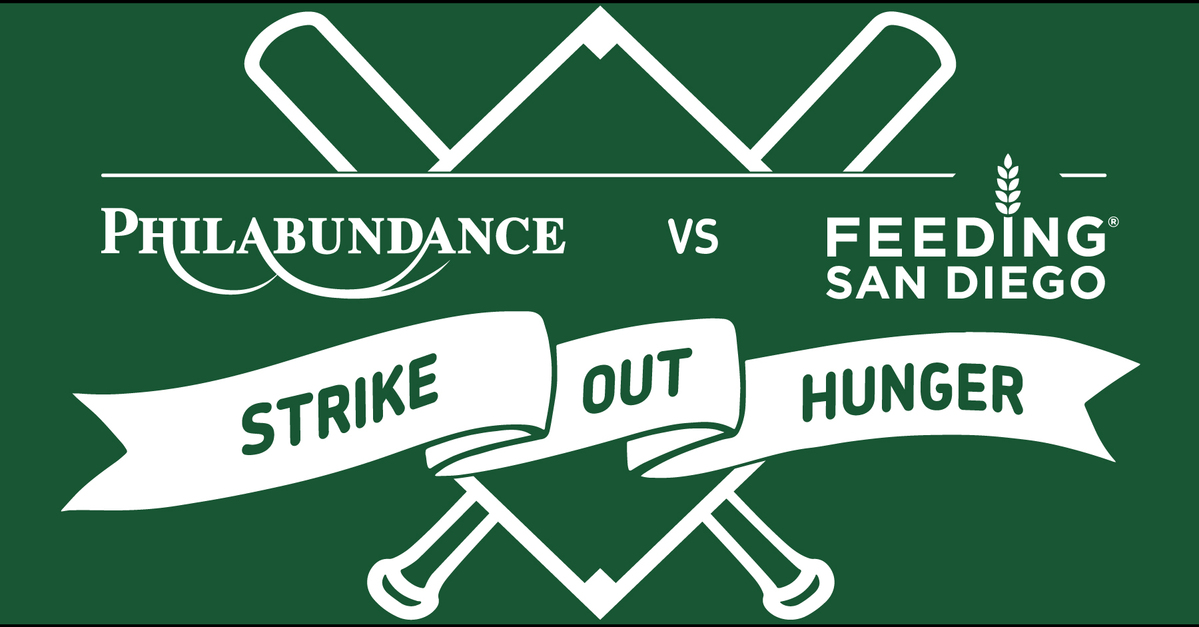 Philabundance and Feeding San Diego Announce Fundraising Challenge to Strike Out Hunger