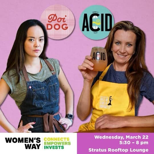 Catch Chefs Kiki Aranita and Olga Sorzano at Stratus Rooftop Lounge