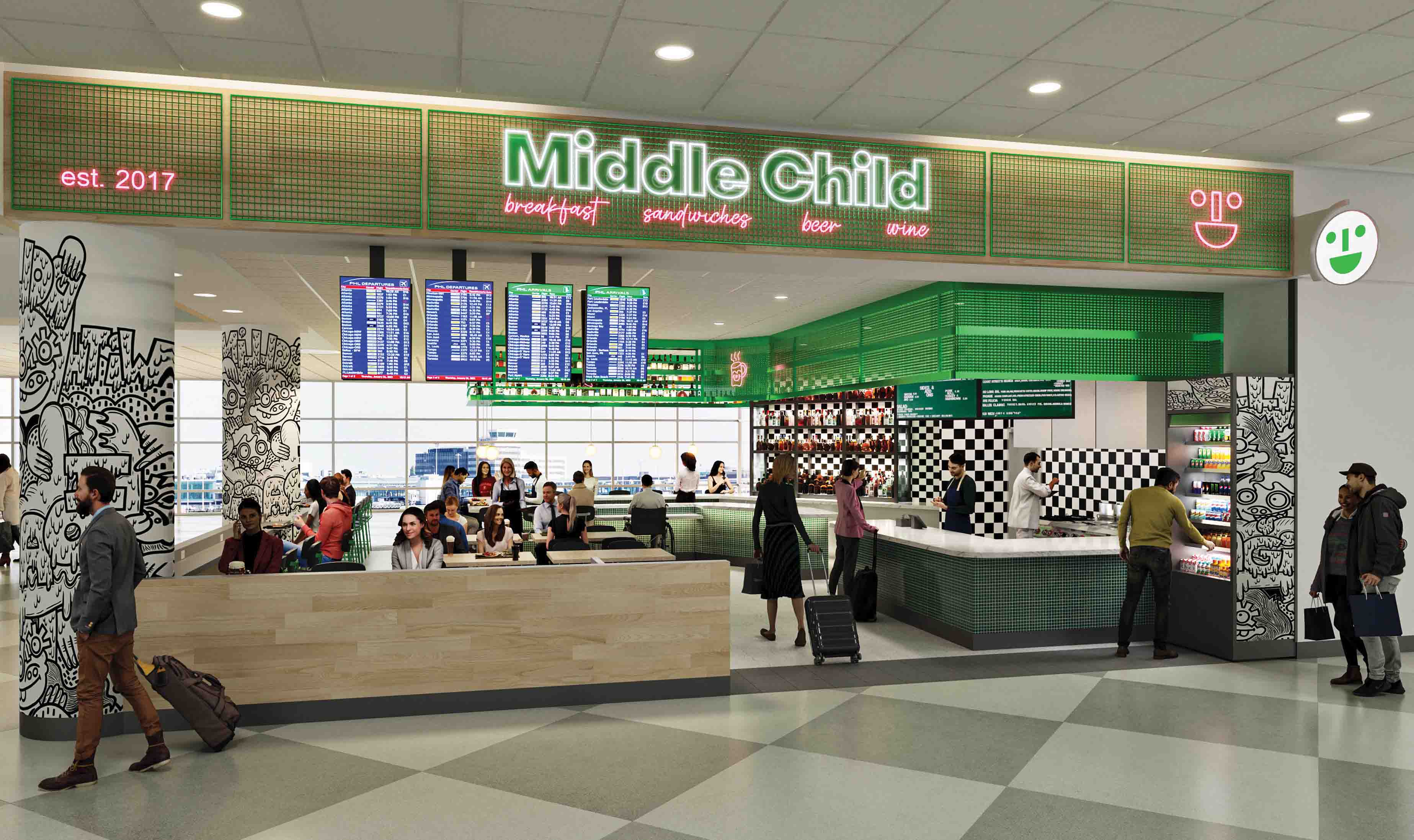 Middle Child to Open at PHL Airport