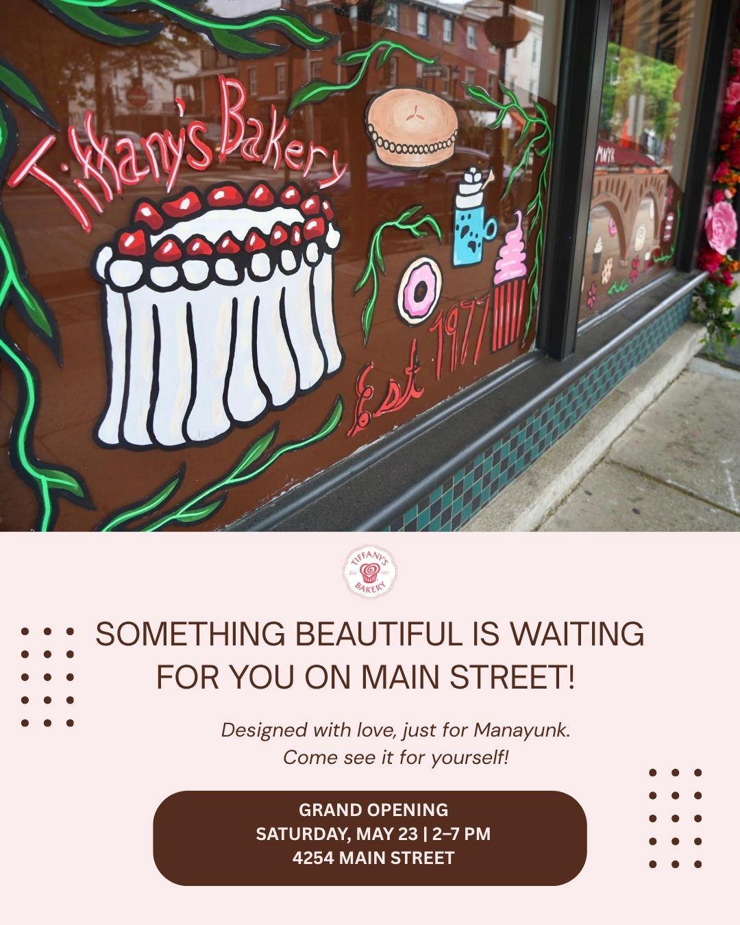 Tiffany’s Bakery Opens Second Location in Manayunk
